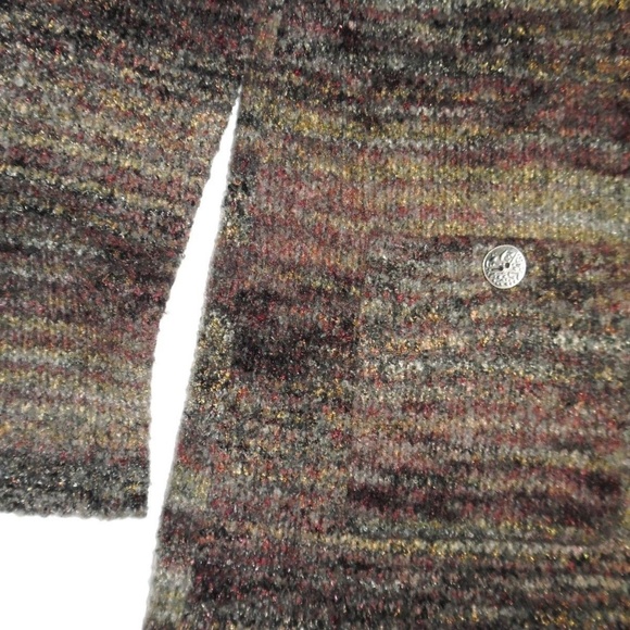 Prana Duster Cardigan Brown Gray Open Front - Picture 2 of 5